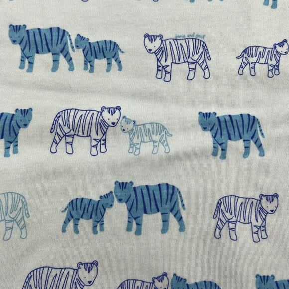Janie and Jack Tiger Print One Piece - Blue - 3-6 Months - New with tags - Picture 2 of 6